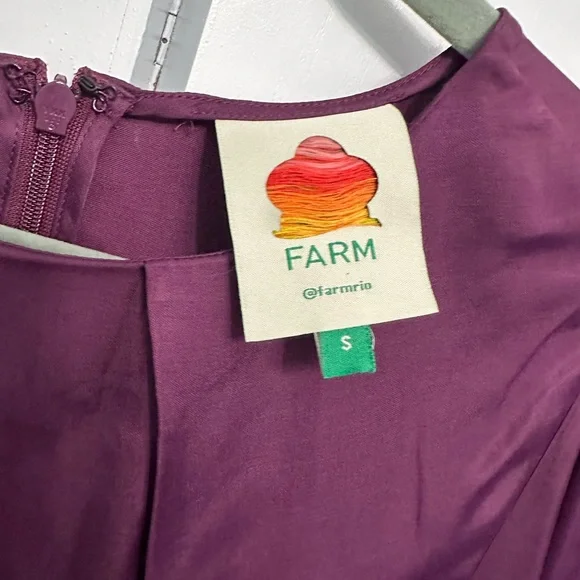 FARM Rio Purple Long Sleeve Dress - Picture 6 of 9